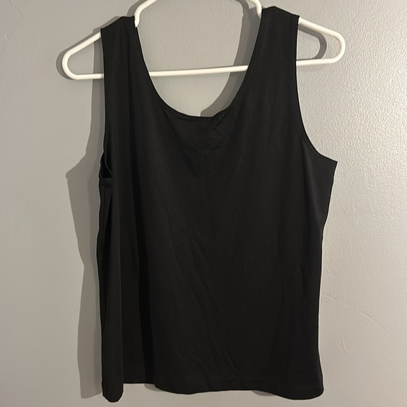 Chico’s Scoop Neck Black Tank Size 2/Large - Picture 2 of 5